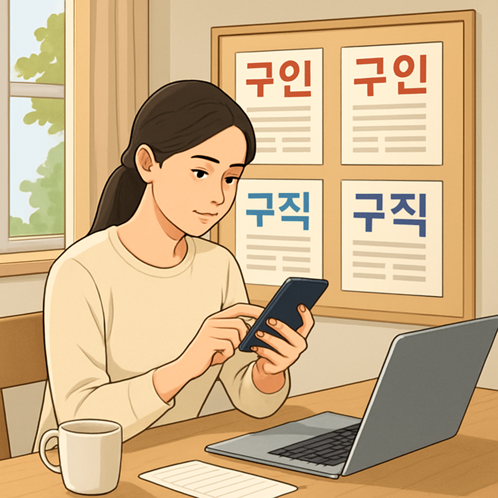 서울에서 업소 구인구직 무료 광고 방법 이미지