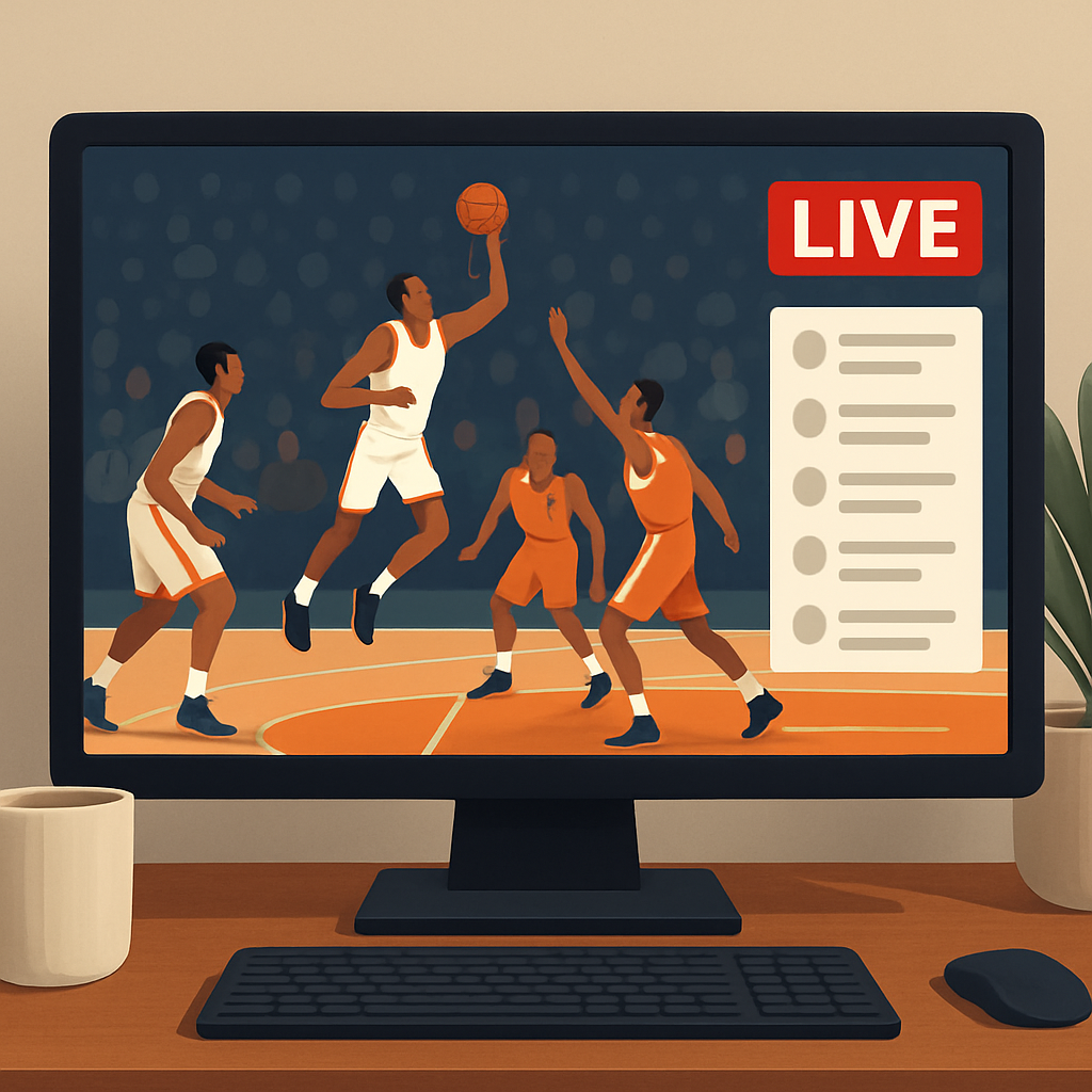 NBA 실시간 중계 사이트 무료 시청 방법 이미지