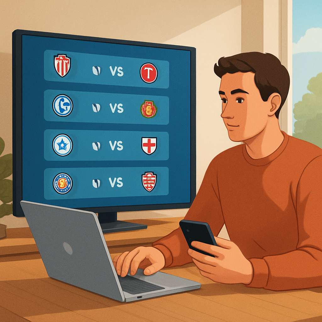 오늘의 해외축구 중계 일정 확인 이미지