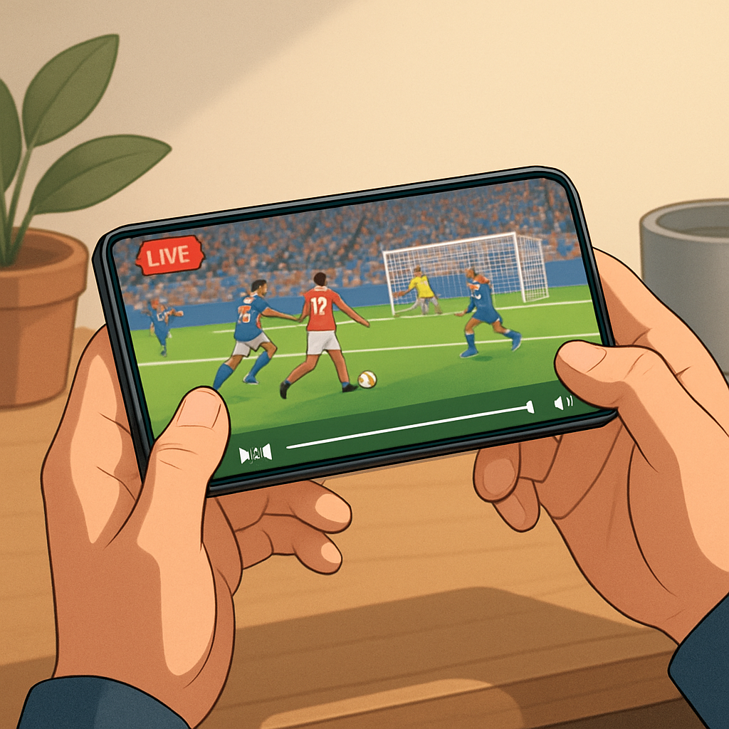 해외축구중계 모바일 시청 방법 및 앱 이미지