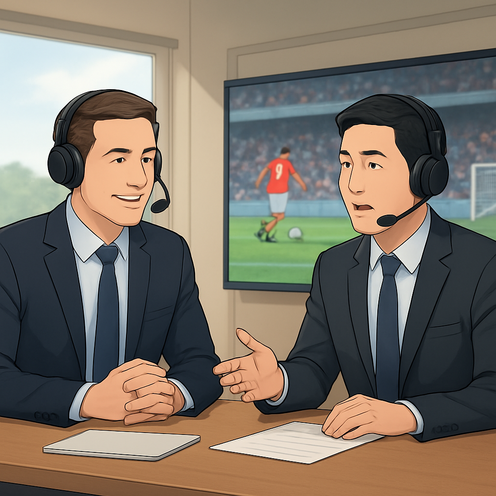 EPL 해설 방송 이미지