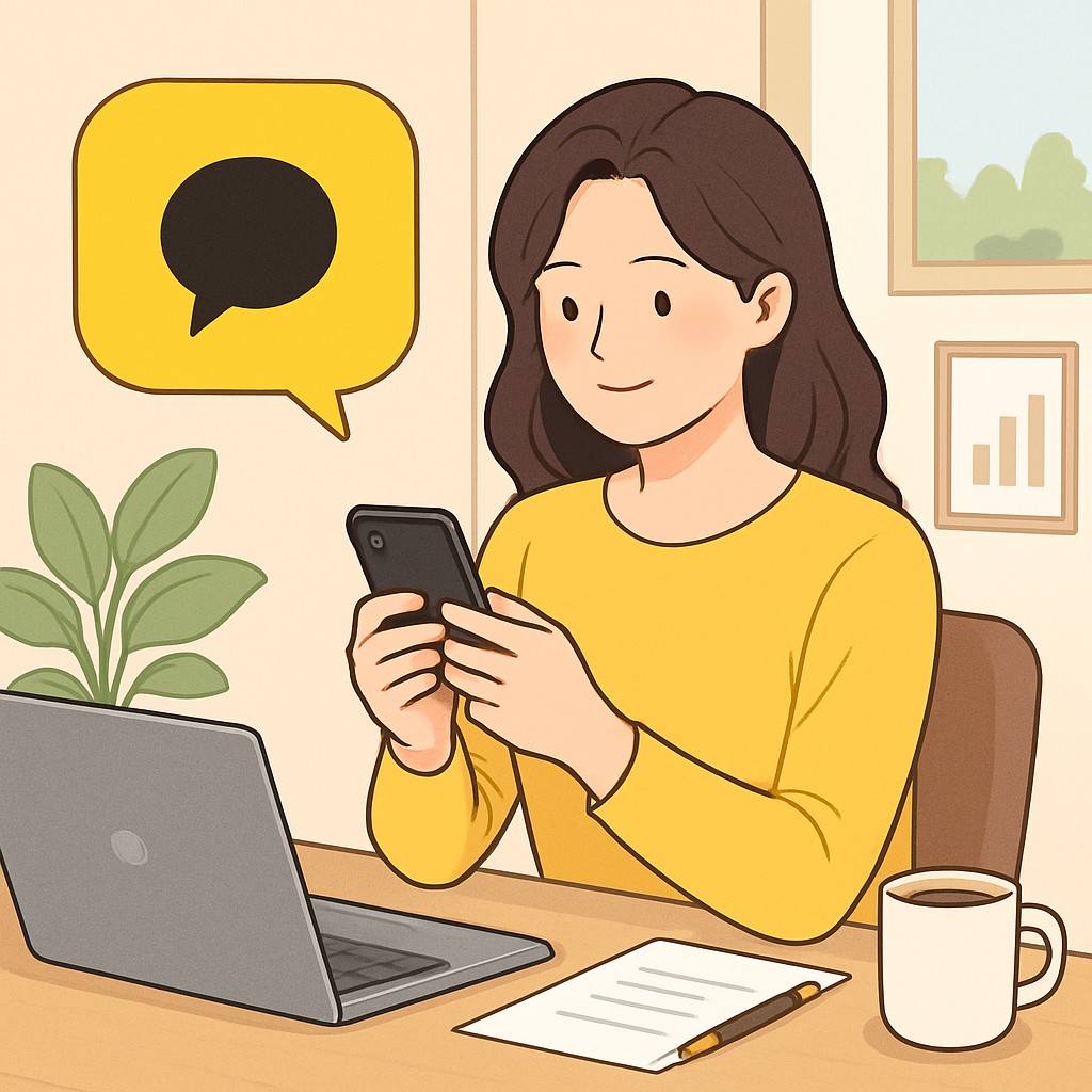 카카오톡 채널 운영 팁 이미지