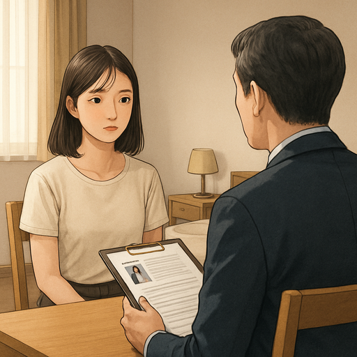룸알바 면접 이미지