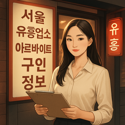 서울 유흥업소 아르바이트 구인 정보 이미지